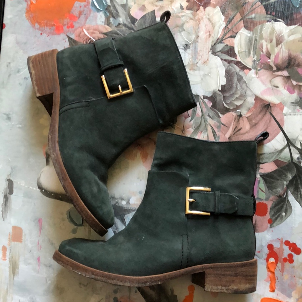 Tory Burch Seude Booties